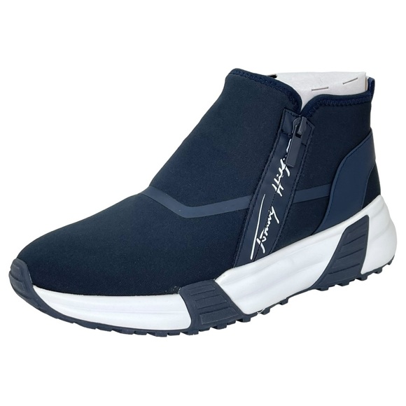 Tommy Hilfiger Shoes - Tommy Hilfiger Morney Navy Stretch Womens Fashion Sneakers Size 10M